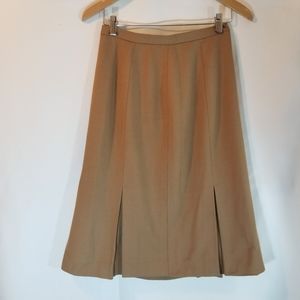 Etcetera A line box pleats hem skirt.